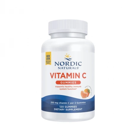 Vitamin C Gummies Żelki 250 mg Witamina C (120 żelków) Nordic Naturals