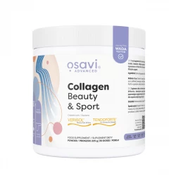 Collagen Beauty & Sport Kolagen Wołowy 7500 mg Peptydy Proszek 225 g Osavi