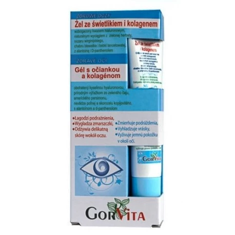 Żel ze świetlikiem i kolagenem 20ml GORVITA