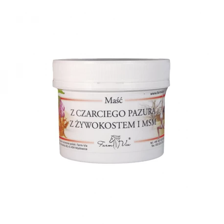 Maść z Czarciego Pazura z Żywokostem i MSM 150 ml Farm-Vix