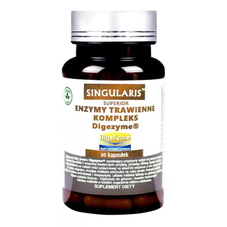Enzymy Trawienne Kompleks Digezyme (30 kaps) Singularis