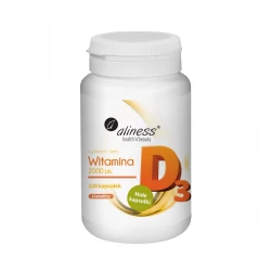 Witamina D3 2000 IU (120 kaps) Aliness