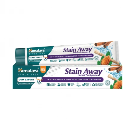 Pasta do Zębów Stain Away Ziołowa Ochrona Dziąseł i Szkliwa 75 ml Himalaya