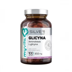 Glicyna 850 mg Aminokwas VEGE (100 kaps) Silver MyVita