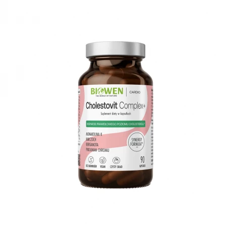 Cholestovit Complex+ Bergamota Karczoch Reishi Chrom Cholesterol (90 kaps) Biowen