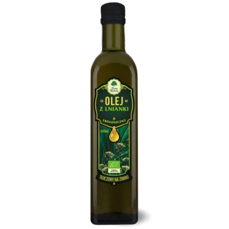 Olej z Lnianki Rydzowy EKO 500ml Dary Natury