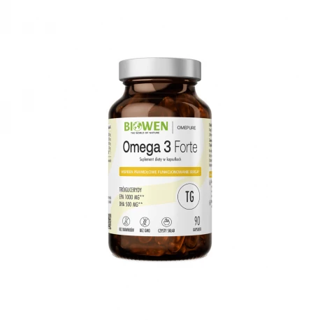 Omega 3 Forte EPA 1000 mg / DHA 500 mg (90 kaps) Biowen