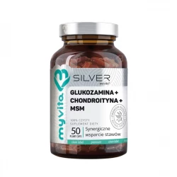 Glukozamina Chondroityna MSM z Witaminą C (50 kaps) MyVita