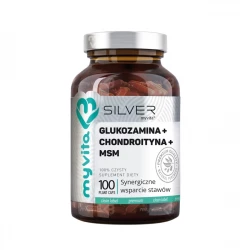 Glukozamina Chondroityna MSM z Witaminą C (100 kaps) MyVita