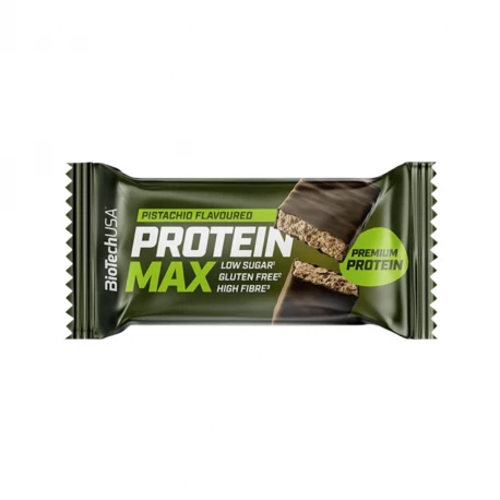 Baton Proteinowy Białkowy Protein Max Pistacja 45 g BioTechUSA
