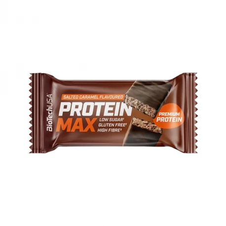 Baton Proteinowy Białkowy Protein Max Słony Karmel 45 g BioTechUSA
