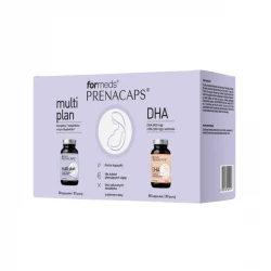 PRENACAPS Zestaw Multi PLAN + DHA Zestaw dla Kobiet Planujących Ciążę (90 kaps) Formeds