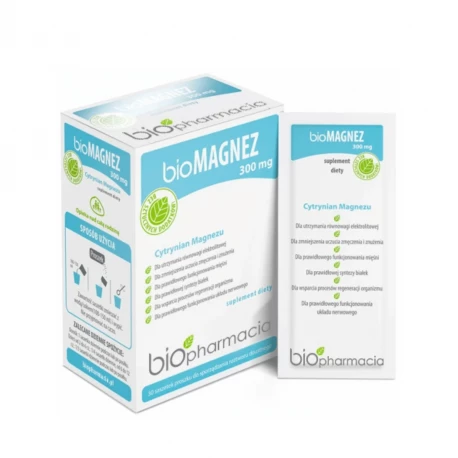 Organiczny Bio Magnez 500 mg (20 saszetek) Biofarmacja