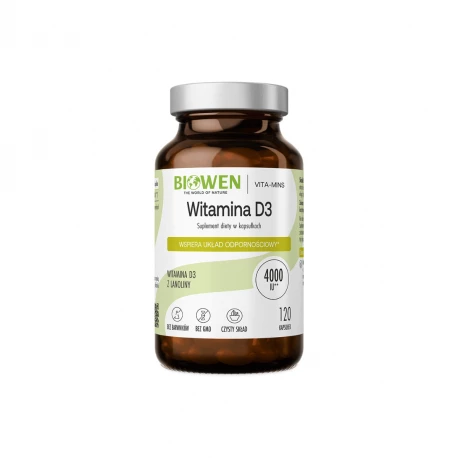 Witamina D3 4000 IU (120 kaps) Biowen
