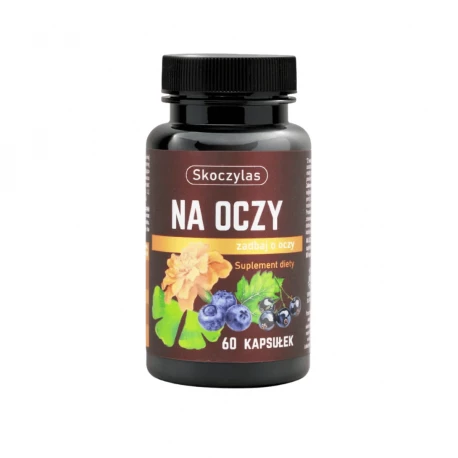 Na Oczy - Luteina Zeaksantyna Aksamitka Borówka czarna (60 kaps) Skoczylas