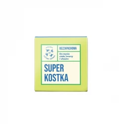 Kostka Myjąca do Włosów Twarzy Ciała 75 g - Super Kostka Mydlarnia Cztery Szpaki