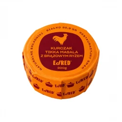 Ed Red Kurczak Tikka Masala z brązowym ryżem 300 g - Rzemieślnicze Danie Gotowe