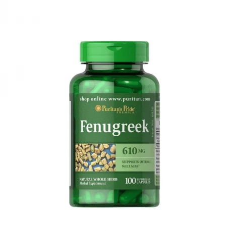 Kozieradka Pospolita 610mg (100kaps) Fenugreek PURITAN\'S PRIDE
