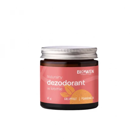 Dezodorant w Kremie Grejpfrut i Pomarańcza Naturalny 65 g Biowen