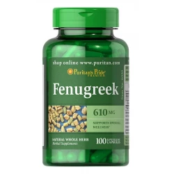 Kozieradka Pospolita 610mg (100kaps) Fenugreek PURITAN'S PRIDE