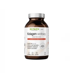 Kolagen Wołowy 5600 mg Glukozamina MSM Boswellia Probiotyk Proszek 225 g Biowen