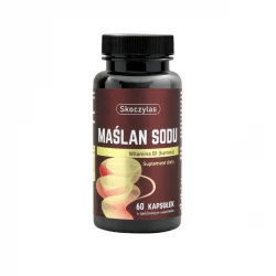 Maślan Sodu - Kwas Masłowy Witamina B1 Tiamina (60 kaps DR) Skoczylas