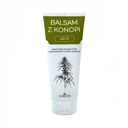 Balsam z Konopi 5% - Bioaktywne Wyciągi z Ziół 200ml Gorvita