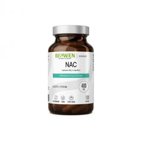 NAC N-Acetylocysteina 400 mg (100 kaps) Biowen