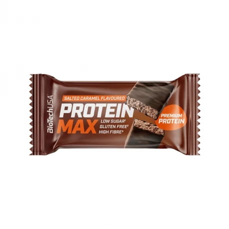 Baton Proteinowy Białkowy Protein Max Słony Karmel 45 g BioTechUSA