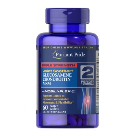Glukozamina Chondroityna MSM  (60tab)  PURITANS PRIDE