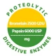 Bromelaina 500 mg Papaina 200 mg Enzymy Trawienne (100 kaps) Aliness