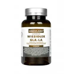Olej z Wiesiołka GLA-LA 1000mg (60kaps) NNKT Wiesiołek SINGULARIS