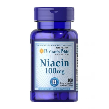 Niacyna Witamina B3 100 mg (100 tab) Puritan's Pride