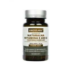WITAMINA E 400IU Tokoferole Naturalna (60kaps) SINGULARIS