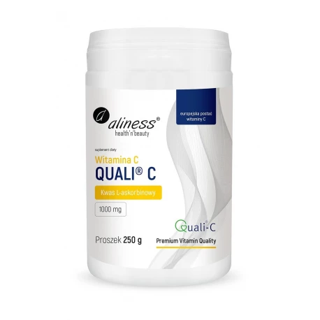 WITAMINA C 1000mg QUALI-C Kwas L-askorbinowy 250g ALINESS