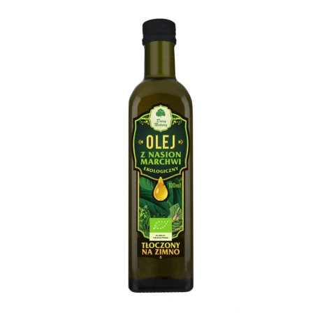 Olej z Nasion Marchwi EKO 100ml Dary Natury