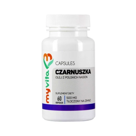 Czarnuszka 500 mg (60 kaps) Polski olej z nasion Myvita