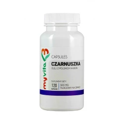 Czarnuszka 500 mg (120 kaps) Polski olej z nasion  Myvita