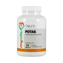 POTAS Cytrynian Potasu   (250 tab) Myvita