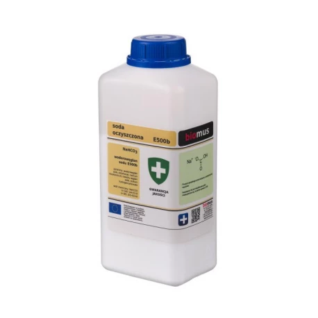 SODA OCZYSZCZONA Wodorowęglan Sodu 1kg E500b BIOMUS 