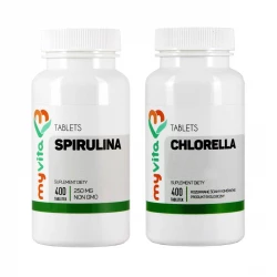 Spirulina + Chlorella 250mg (800tab) MYVITA