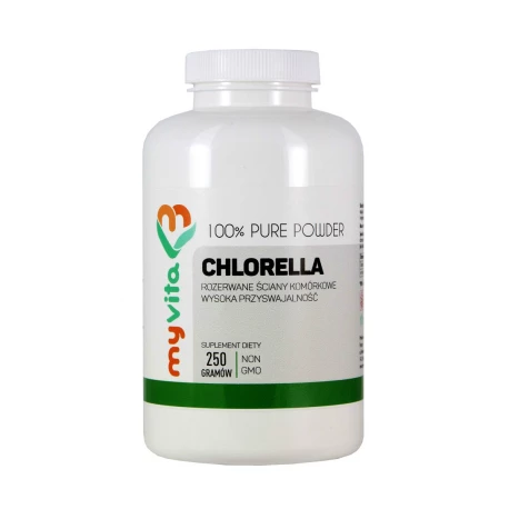 Chlorella Vulgaris 250 g Proszek Myvita