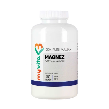 Cytrynian Magnezu Proszek 250 g Magnez MyVita