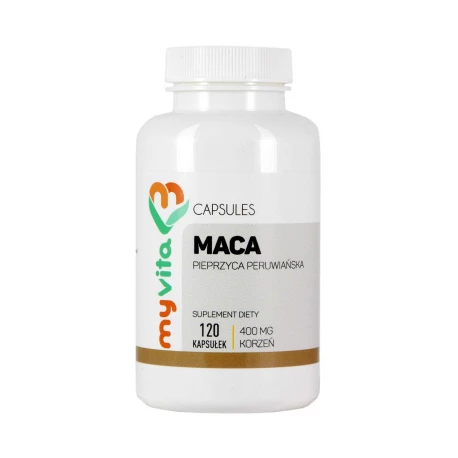 Maca Korzeń 400 mg (120 kaps) Libido MyVita