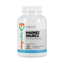Magnez Skurcz + Potas + Witamina B6 (250 tab) Myvita