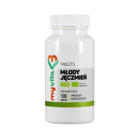 Młody Jęczmień BIO 500 mg (100 tab) Myvita