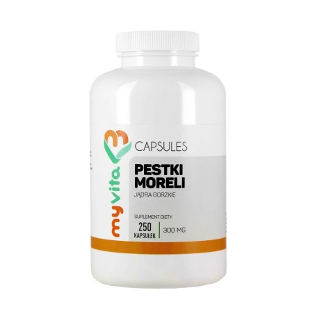 Pestki Moreli 300mg (250 kaps) MyVita