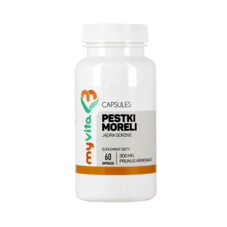 Pestki Moreli 300 mg (60 kaps) Myvita