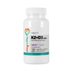 Witamina K2 MK-7 z Natto + D3 (120 tab) Forte MyVita