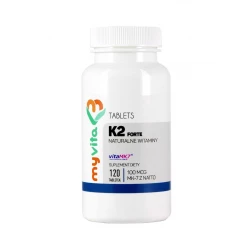 Witamina K2 MK-7 z Natto 100 mcg FORTE (120 tab) Myvita
